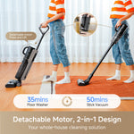 Load image into Gallery viewer, Dreame FloorX 302 Combo Floor Cleaner Mop 2-in-1 Cordless Vacuum for Multi-Surface