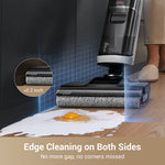 Cargar imagen en el visor de la galería, Dreame H14 vacuum demonstrating edge cleaning without gaps on hard floors