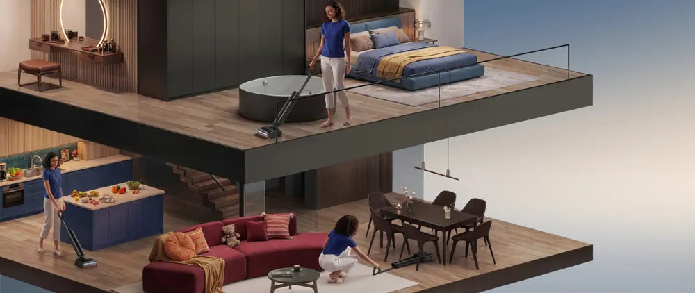 Clean the whole floor on one charge