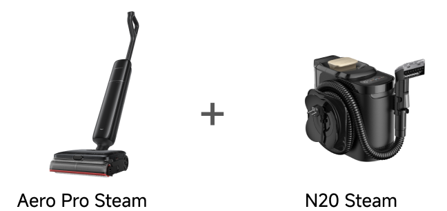 Dreame Whole Home Steam Cleaning Bundle | Aero Pro Steam + N20 Steam