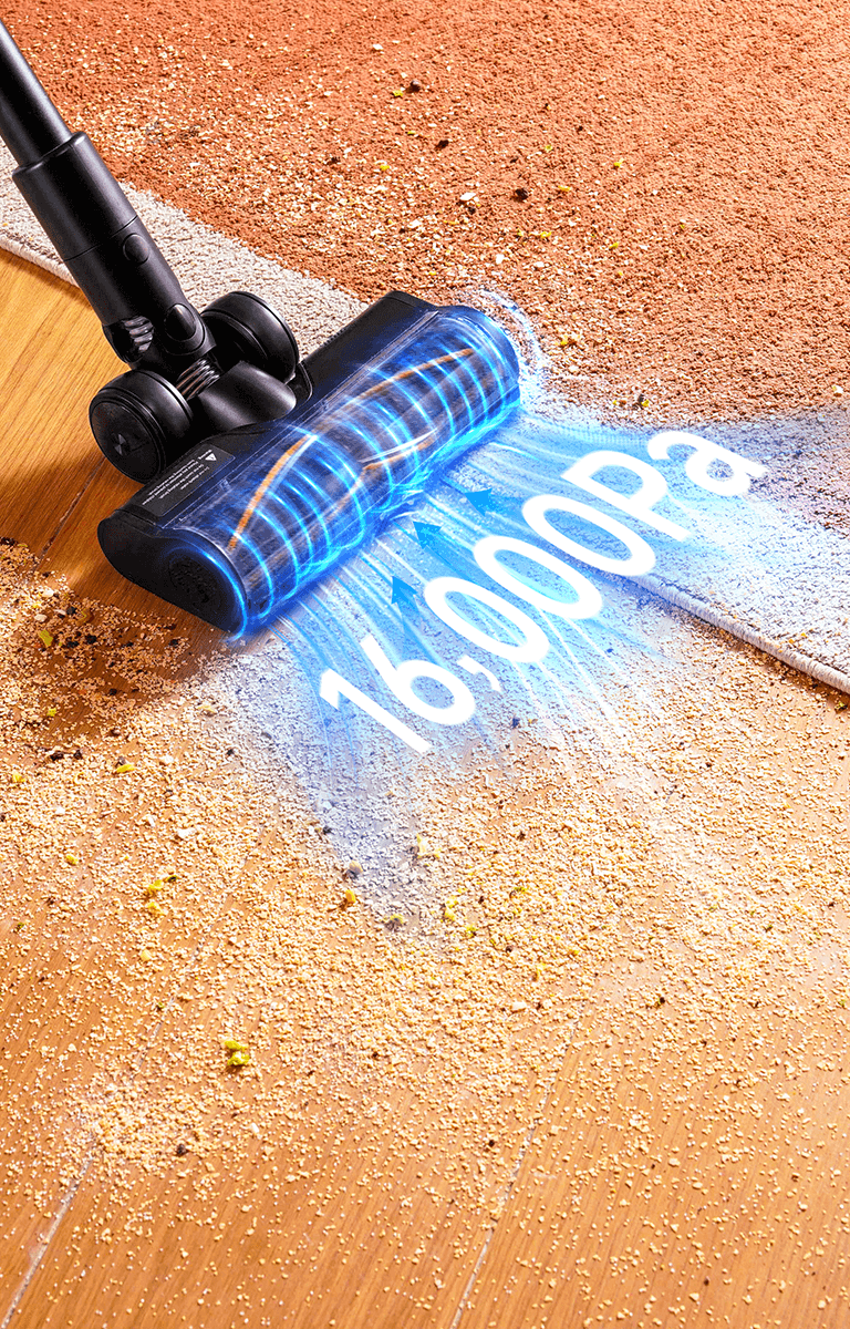 Advanced Multi-Surface  Brush with LED Head Light