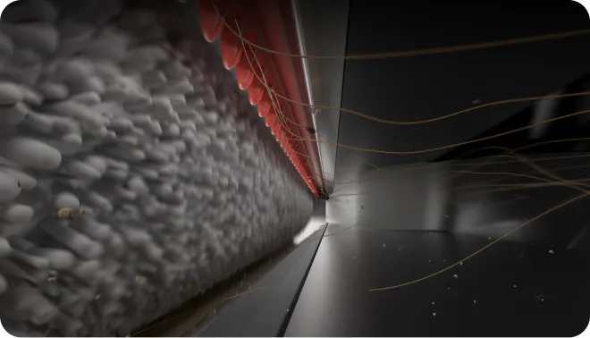 TangleCut™ Technology for
Zero Hair Residue