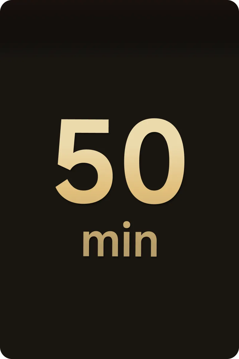 50min
Long Runtime