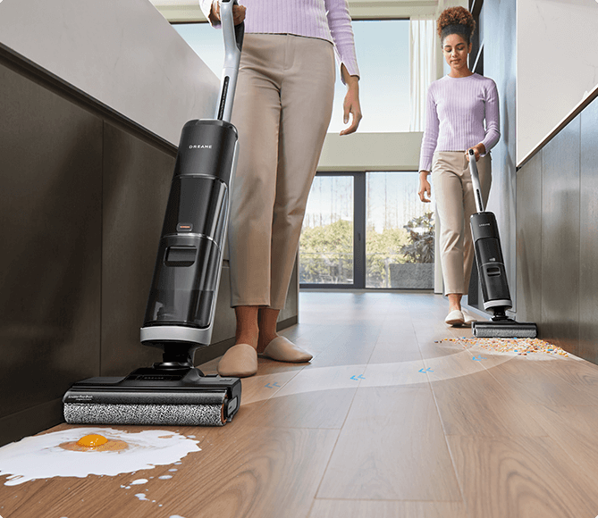 Edge-to-Edge Cleaning on Both Sides