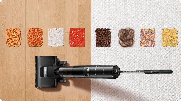 Hard Floors &amp; Carpets
Cleaning In One Go