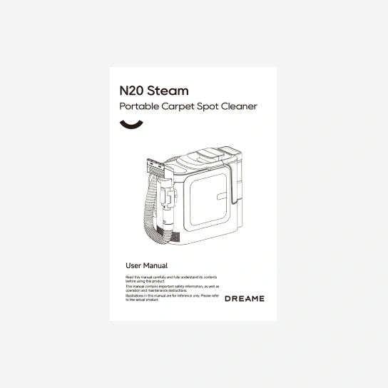 Dreame N20 Steam მომხმარებლის სახელმძღვანელო