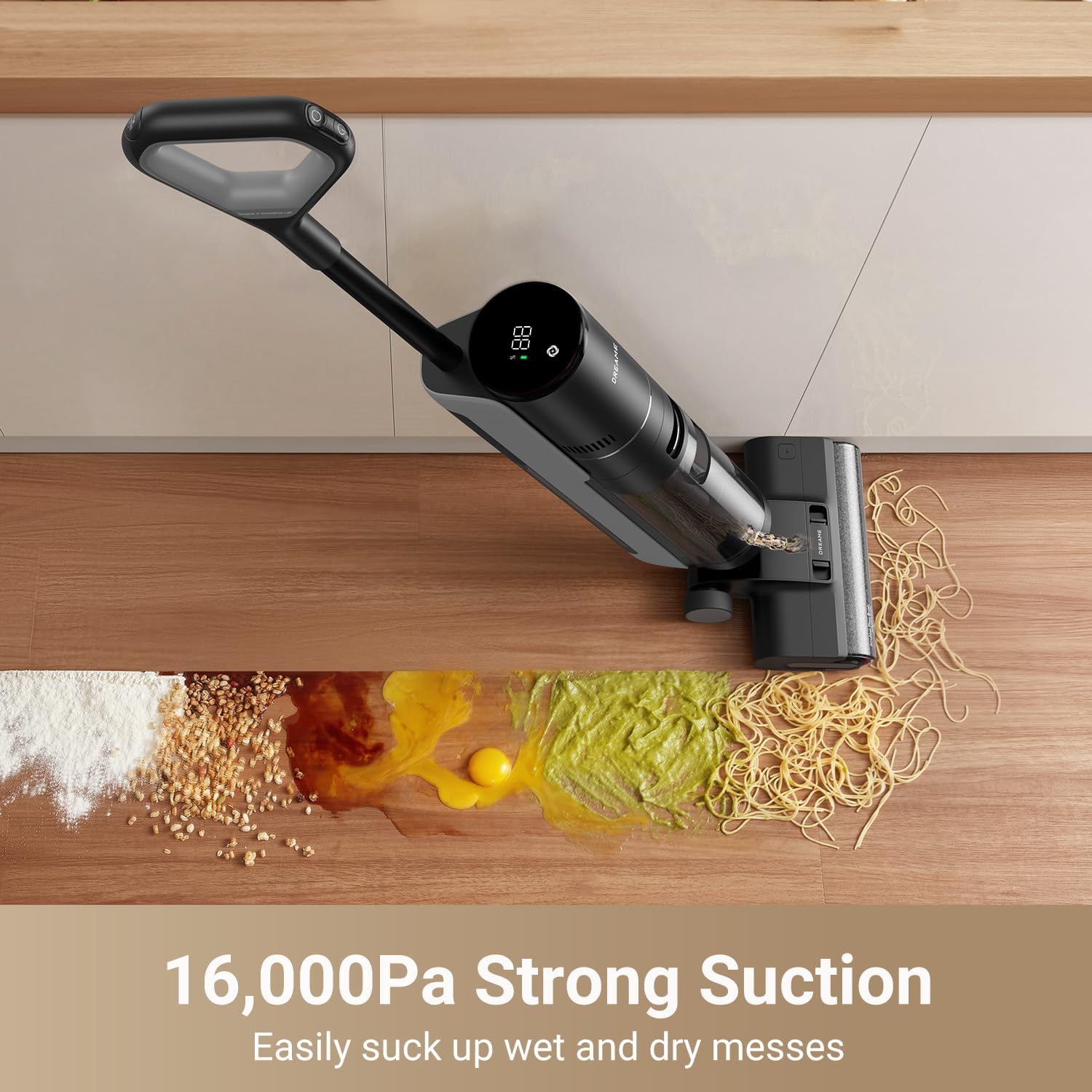 Wet and dry floor cleaner in a real home cleaning routine